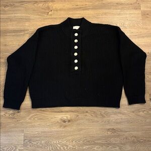 Sezane Lucas Jumper Black - Size XXL